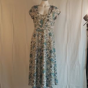 Chaps Cap Sleeve Dress